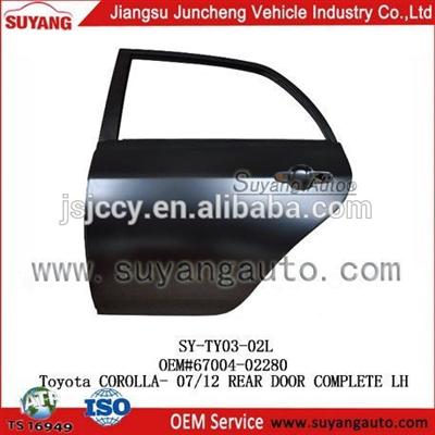 Car Rear Door LH for Toyota Corolla 07/12