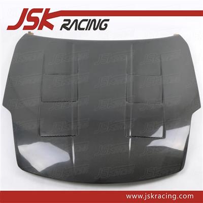 2002-2005 WITH HOLE STYLE CARBON FIBER BONNET HOOD FOR NISSAN 350Z (JSK220827)