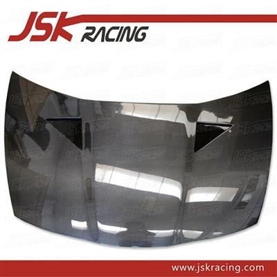 FOR TYPE-R MUGEN STYLE CARBON FIBER HOOD BONNET/FOR HONDA CIVIC HOOD FOR 2006-2011 HONDA CIVIC FN2 (JSK123008)