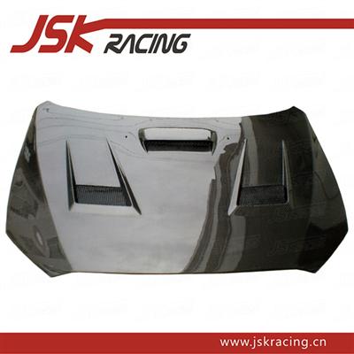 FOR LANCER EX HOOD CARBON FIBER HOOD WITH HOLE FOR MITSUBISHI LANCER EVOLUTION EX (JSK201316)