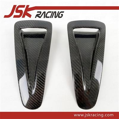 OEM STYLE CARBON FIBER BONNET HOOD VENTS FOR NISSAN R35 GTR (JSK220908)