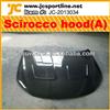 A Style Scirocco Carbon Fiber hoods for VW Scirocco