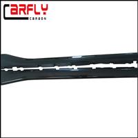 Carbon fiber Wide body side skirts pair for Mustang 2015+