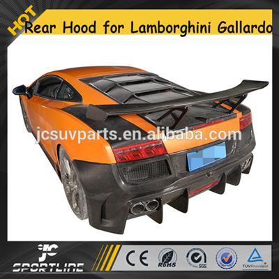 Carbon JC Style Car Rear Engine Hoods Bonnet For Lamborghini Gallardo LP550 LP560 LP570 08-12