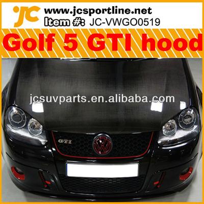 Carbon Fiber GolfMK5/Golf V/Golf 5 GTI Hood/Bonnet for VW