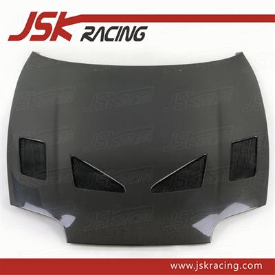 T STYLE CARBON FIBER HOOD FOR 1993-1998 TOYOTA SUPRA (JSK280803)