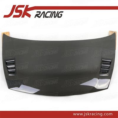 MUGEN RR STYLE CARBON FIBER HOOD BONNET FOR 2006-2009 HONDA CIVIC 4DR (JSK121032)