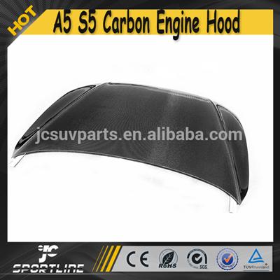 A5 S5 JC Style Carbon Fiber Engine Hood for Audi Coupe Sportaback 2012UP