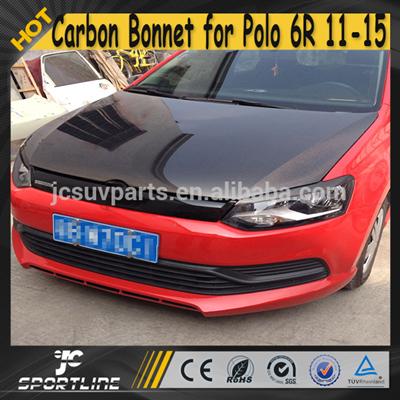 11-15 Auto Car Carbon Fiber Engine Hood for VW POLO 6R