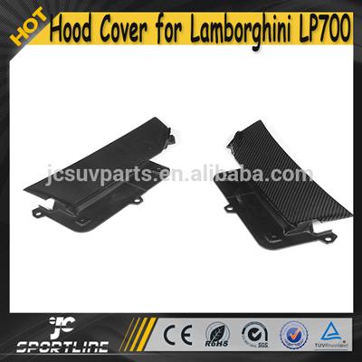 4pcs/set OEM Style LP700 Auto Car Carbon Hood Vent Covers for Lamborghini Aventador