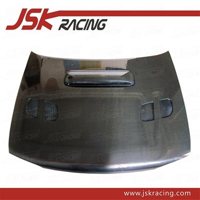 GC SERIES STYLE CARBON FIBER HOOD BONNET FOR 1997-2000 SUBARU IMPREZA 5 6 (JSK240213)