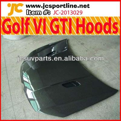 For VW Golf VI GTI Hoods MK6 Carbon Engine Cover