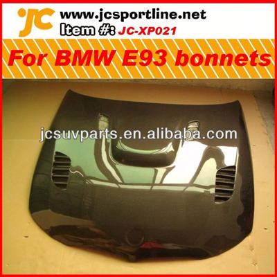 Auto hoods cover E93 carbon fiber front bonnet for BMW E93 carbon fiber engine hoods