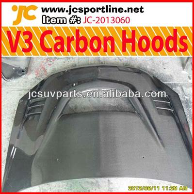 For Mitsubishi V3 Lingyue Hoods Carbon Engine Hoods