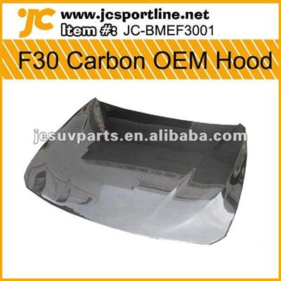 Carbon fiber F30 hood/bonnet for BMW New 3 Series