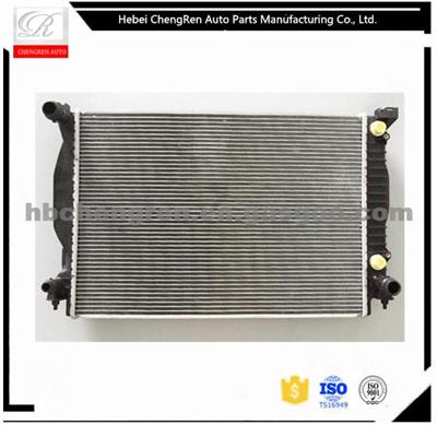 Aluminum Auto Engine Radiator Pa66 Gf30 With Oil Cooler For AUDI A4 A6 OE No# 8E0121251M (DL-B260A)