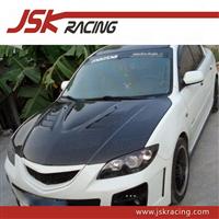 RX8 STYLE CARBON FIBER HOOD FOR MAZDA M3 (JSK180319)