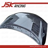 VENT STYLE CARBON FIBER HOOD BONNET FOR 2014 HONDA FIT JAZZ (JSK123505)