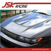 TT STYLE CARBON FIBER BONNET HOOD FOR NISSAN S13(JSK220419)
