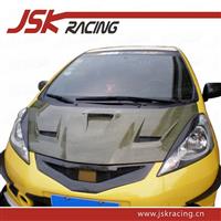 EVO STYLE CARBON FIBER HOOD BONNET FOR 2009-2010 HONDA JAZZ FIT (JSK120231)