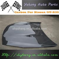 08-12 R35 GTR OEM Hood Carbon Fiber Bonnet from Manufacturer