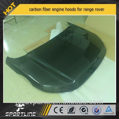 carbon fiber evoque engine hood for l and rover 12-14