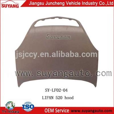 SUYANG LIFAN 520 metal engine bonnet factory direct auto parts