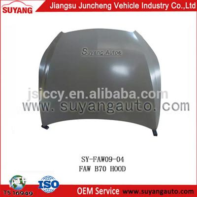 SUYANG sale FAW B70 metal engine bonnet auto parts indonesia