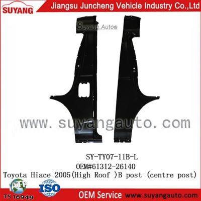 suyang auto steel B post (centre post) for Toyota Haice 2005 (High Roof) auto parts for toyota