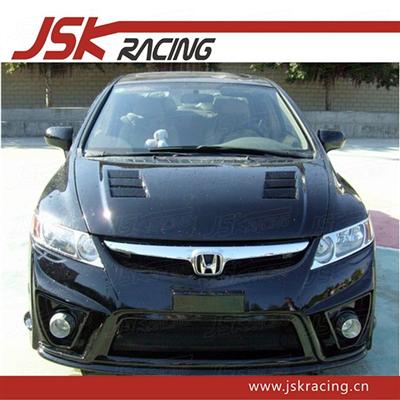 B STYLE CARBON FIBER HOOD BONNET FOR 2006-2009 HONDA CIVIC FD2 (JSK121003)