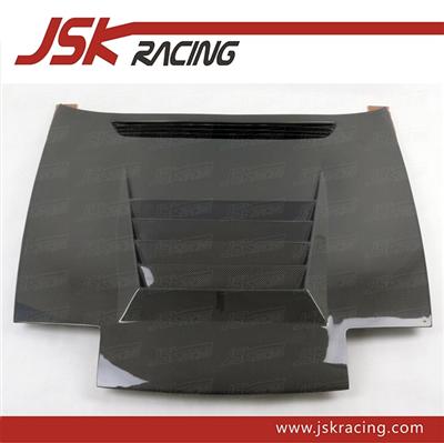 DMAX STYLE CARBON FIBER BONNET HOOD FOR NISSAN 180SX 200SX (JSK220404)