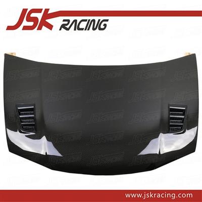 R STYLE CARBON FIBER HOOD BONNET FOR 2009-2013 HONDA CITY (JSK121704)