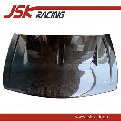 CARBON FIBER HOOD BONNET WITH HOLE FOR 2008-2013 HONDA ACCORD(JSK121330)