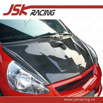 X STYLE CARBON FIBER HOOD BONNET FOR 2003-2008 HONDA JAZZ FIT(JSK120117)