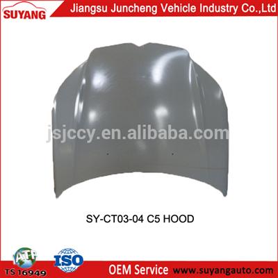 SUYANG engine hood metal parts of CITROEN C5 cars auto parts