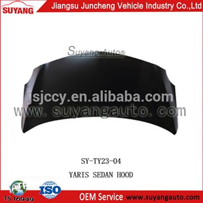 TOYOTA YARIS SEDAN metal engine hood hot sale auto radiator