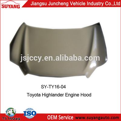 Bonnet Highlander Toyota Auto Spare Parts For Japanese Cars