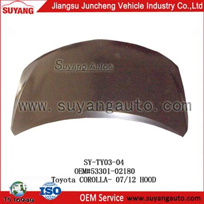 suyang car hoods for sale for Toyota Corolla(2007-2012) auto parts