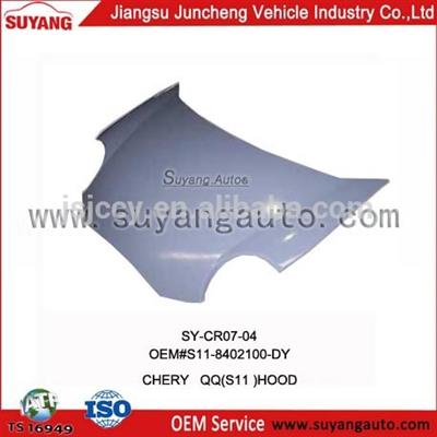 CHERY MVM110 engine hood metal parts importers of auto parts