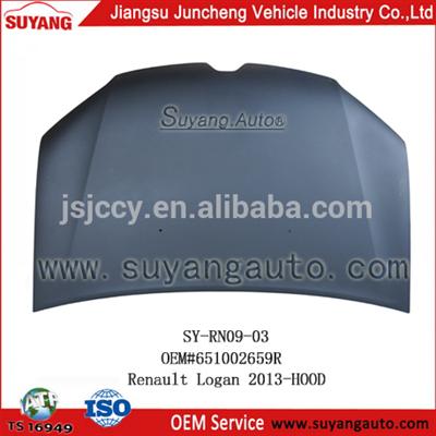 Engine hood of RENAULT LOGAN 2013 used auto parts in new york