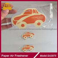 Car Shape Customized Auto Air Paper Freshener