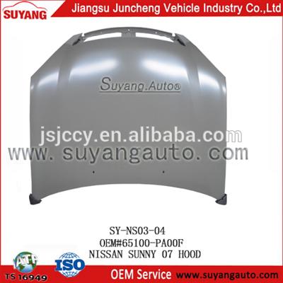 sunny vehicle replacement parts engine hood