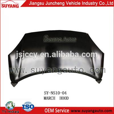 High Quality Steel Engine Hood/Bonnet For March Body Parts