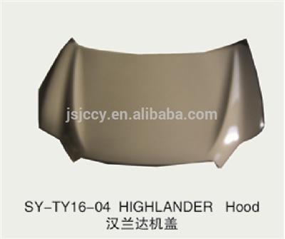 GOOD PRICE SUYANG VEHICLE REPLACEMENT PARTS TOYOTA HIGHLANDER ENGINE HOOD