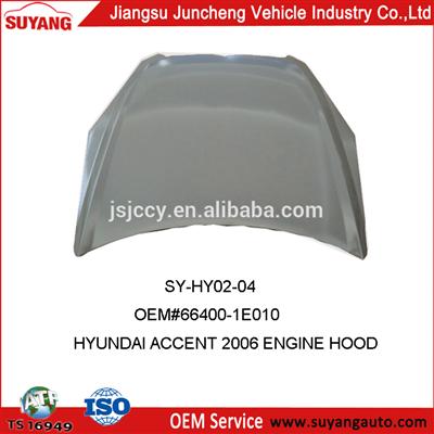 hyundai accent auto parts engine hood