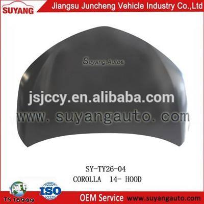 Steel Engine Hood for Toyota Corolla 2014 Auto Body Parts