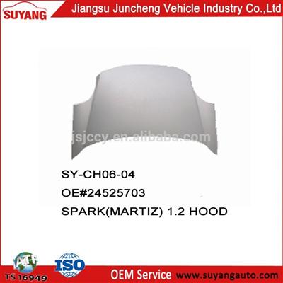 GOOD QUALITY CAR ENGINE HOOD APPLY FOR CHEVROLET SPARK(MARTIZ) 1.2