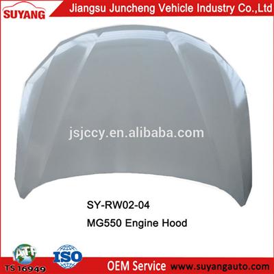 High Quality MG550 Body Parts Steel Engine Hood/Bonnet