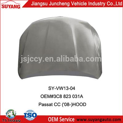 JUNCHENG GOOD SELLING IRON BONNET VOLKSWAGEN PASSAT CC ENGINE HOOD