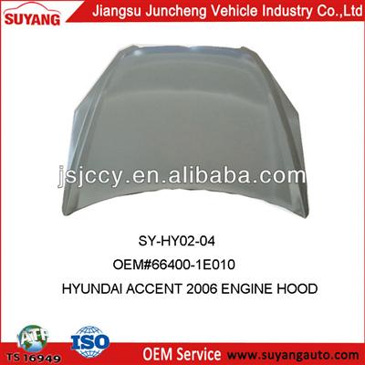 Suyang Hyundai Accent 2006 Engine Hood Car Bonnet Auto Part